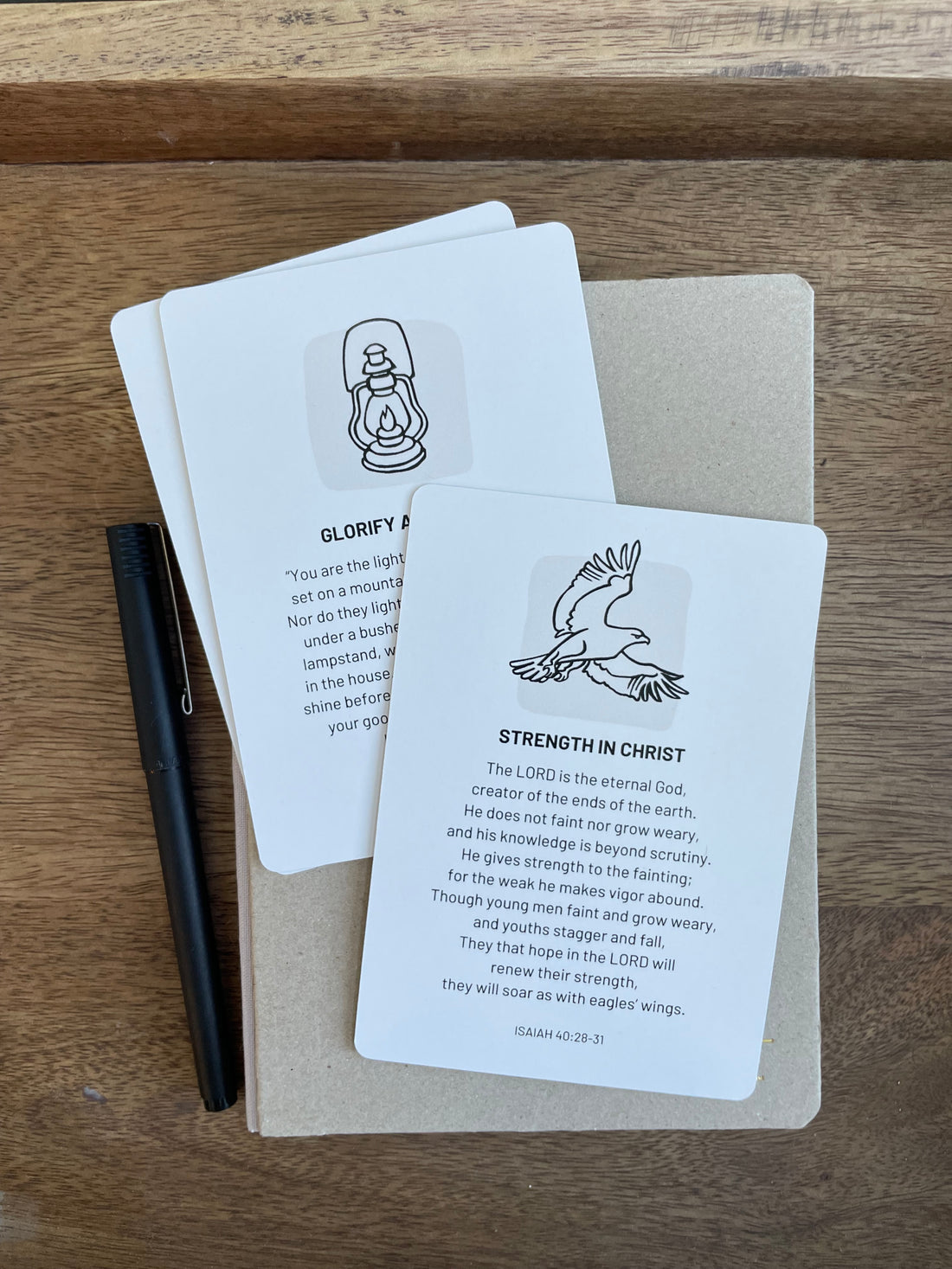 Good News On Deck Scripture cards