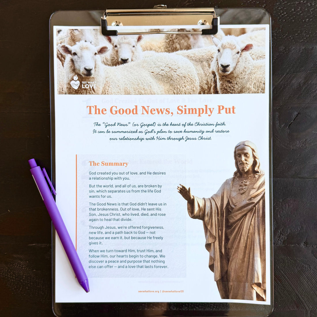 The Good News, Simply Put